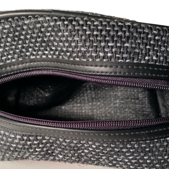 Givenchy VINTAGE 80s Tweed Dopp Kit Toiletry Travel Cosmetic Make Up Pouch Bag - Picture 10 of 11